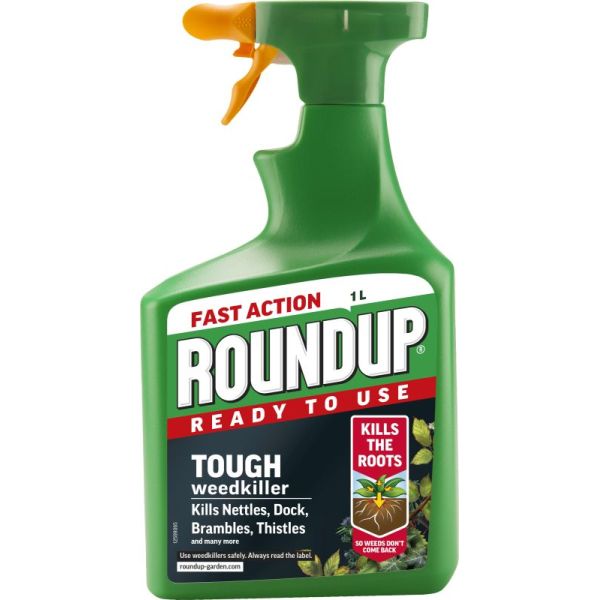 Roundup Tough Ready To Use Weed Killer - 1 litre - Weed Control